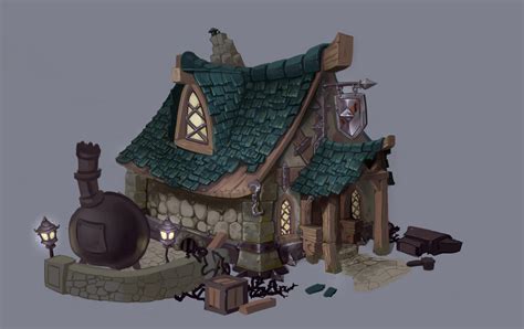 Blacksmith Home Concept 01 by RRibot on DeviantArt