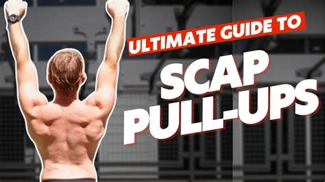 Scapular Pull Ups (Beginner to Advanced Progressions) - YouTube