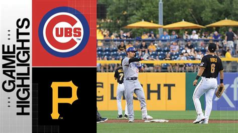 Cubs vs. Pirates Game Highlights (8/24/23) | MLB Highlights | Flipboard