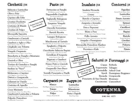 Menu - Italian Cicchetti and Wines | Menu, Wines, Italian