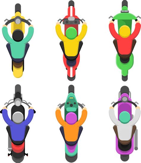 250+ Motor Bike Top View Stock Illustrations, Royalty-Free Vector ...