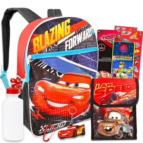 Buy Disney CarsDisney Cars Backpack and Lunch Box School Set for Boys Kids ~ Deluxe 16 Inch ...