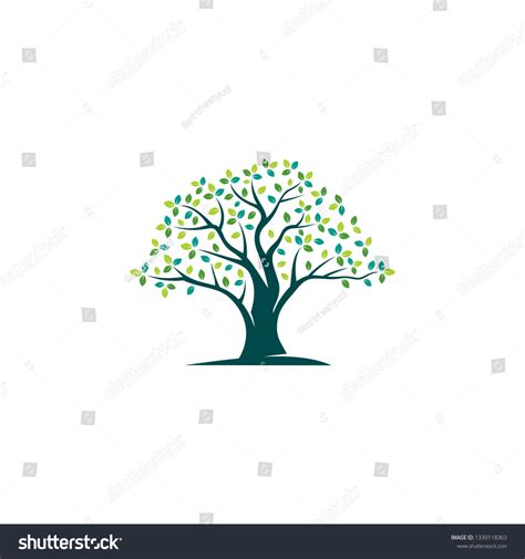 Tree Landscaping Logo Icon Vector Template Stock Vector (Royalty Free ...