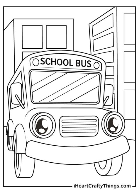 School Bus Coloring Pages (Updated 2021)