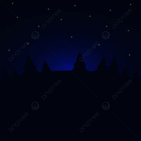 Night Winter Forest With Stars Background, Background, Celebration, Illustration Background ...