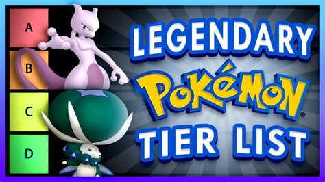 Ranking All Legendary Pokemon - Tier List - YouTube