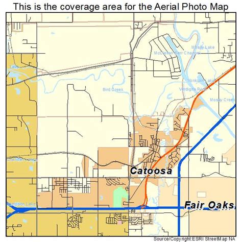 Aerial Photography Map of Catoosa, OK Oklahoma