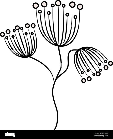 minimalist tattoo flowers delicate floral line art vector illustration ...