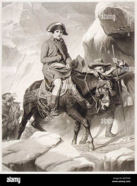 Napoleon Crossing The Alps High Resolution Stock Photography and Images ...