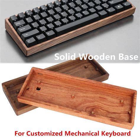 GH60 Solid Wooden Case Customized Shell Base For 60% Mini Mechanical Gaming Keyboard | Keyboard ...