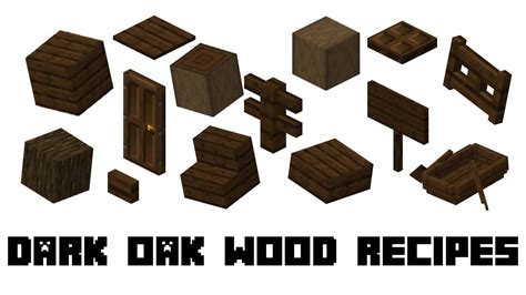 Dark Oak Wood Minecraft