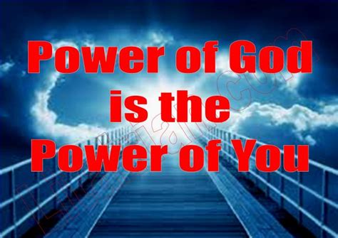 Power of God is the Power of You {God is Reality}