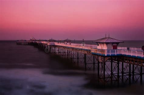 Llandudno pier, Wales stock image. Image of north, seascape - 23950917