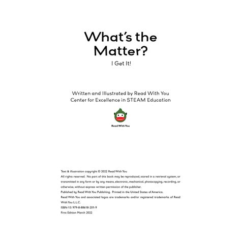 What's the Matter? – Read With You