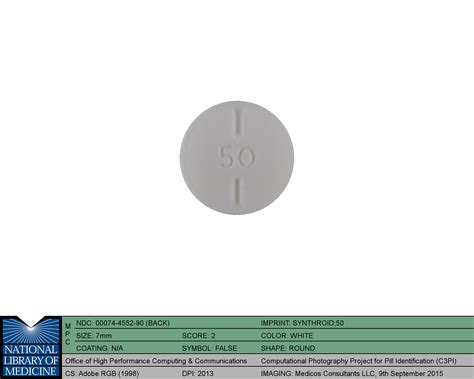 Pill Identification Images of Synthroid - Size, Shape, Imprints and Color