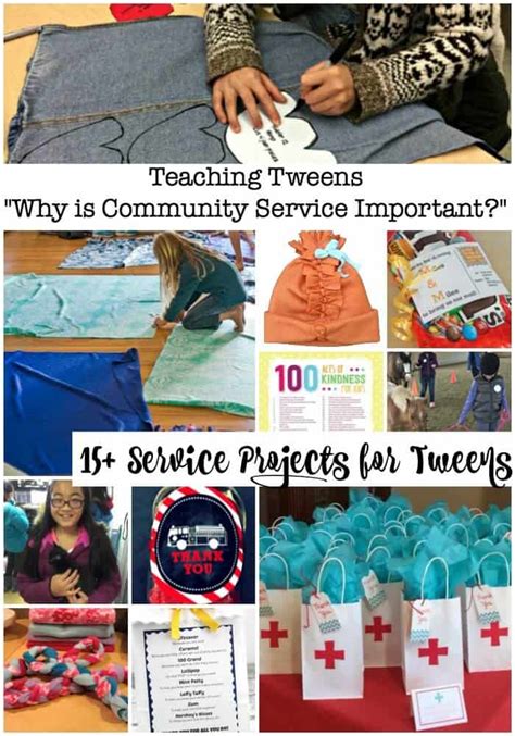 Teaching Tweens "Why is Community Service Important?" (15+ Service Projects for Tweens) - MomOf6