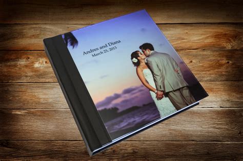 Wedding Album Photo Album with Acrylic Cover 10 x 10