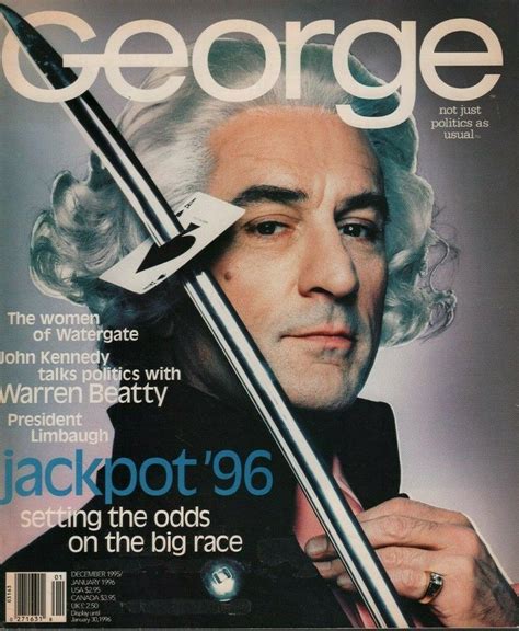 George Magazine Jfk Jr December 1995 January 1996 Robert De Niro 060319DBE | #2009239239