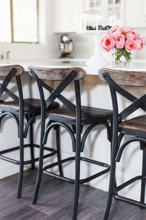 Farmhouse Bar Stools Swivel – Idalias Salon