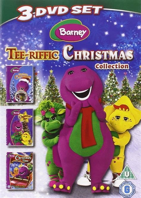 Barney: Tee-riffic Christmas Collection (3 DVD Set) [2010 DVD]: Amazon ...