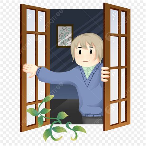 Cold Air Clipart Transparent PNG Hd, Window Ventilation Breathable Prevent Colds In Winter Fresh ...