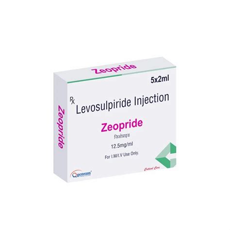 Levosulpiride Injection 12.5 mg at Rs 95/piece in Panchkula | ID ...