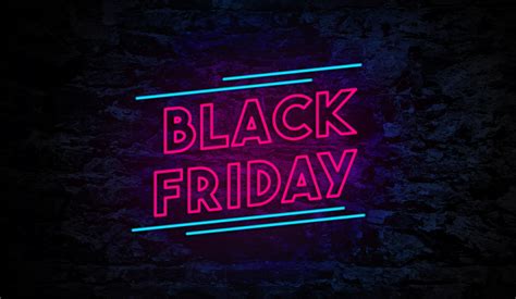 Black Friday Neon Sign on Brick Wall - retailbiz