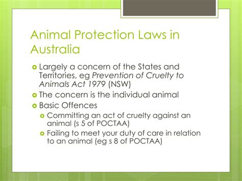 PPT - Animal Protection Laws and Animals in the Wild PowerPoint ...