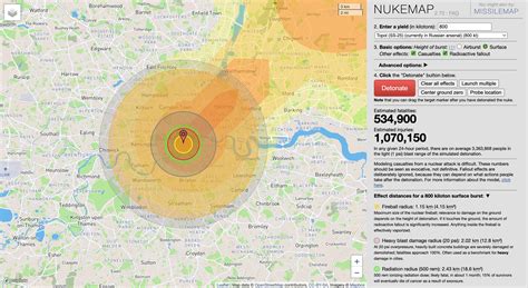 Nuke your city with this interactive map - Big Think