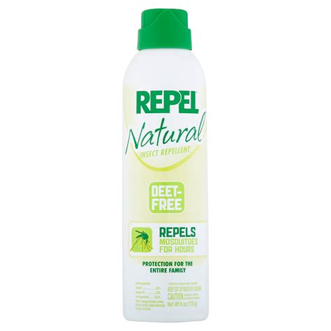 Repel Natural Mosquito Repellent, Aerosol Spray, 6-Ounce - Walmart.com