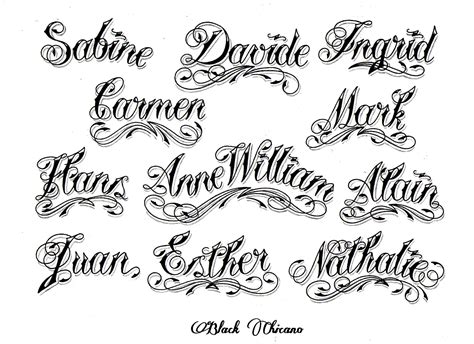 Best tattoo fonts for guys | Gary Poste