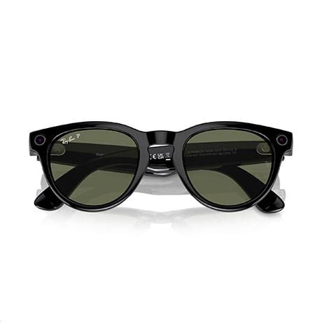 Ray-Ban Meta Headliner polarized smart glasses - standard size - black & green | Bell