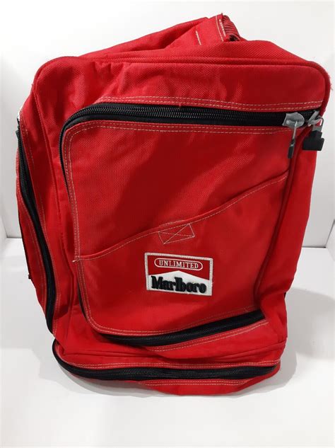MARLBORO Heavy Duty Backpack Duffle Bag Hiking Bag - Gem