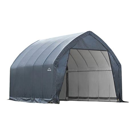 ShelterLogic Garage-in-a-Box 13 ft. x 20 ft. x 12 ft. Alpine Style ...