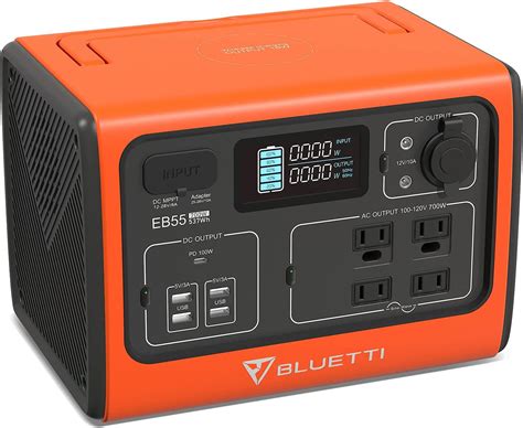 BLUETTI ポータブル電源 EB55 大容量537Wh/168000mAh AC700W(瞬間最大1400W)/USB/DC/シガーソケット出力 - taniatelier.com