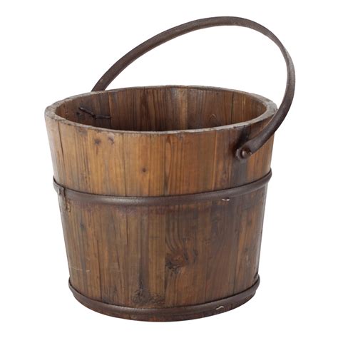 Antique Revival Vintage Solid Wood Bucket & Reviews | Wayfair