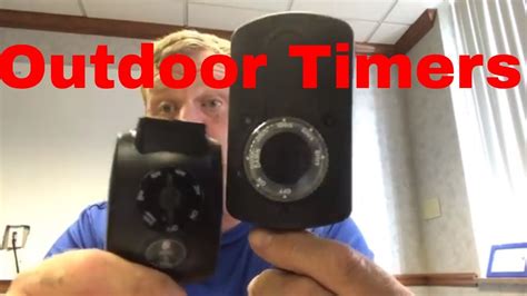 How To Use An OutDoor Timer For Christmas Lights - YouTube