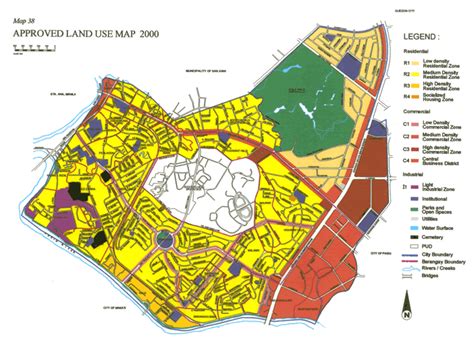 City of Mandaluyong : Land Use : Approved Land Use Map 2000