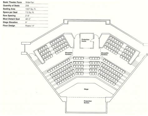 Gallery of How to Design Theater Seating, Shown Through 21 Detailed Example Layouts - 16 ...