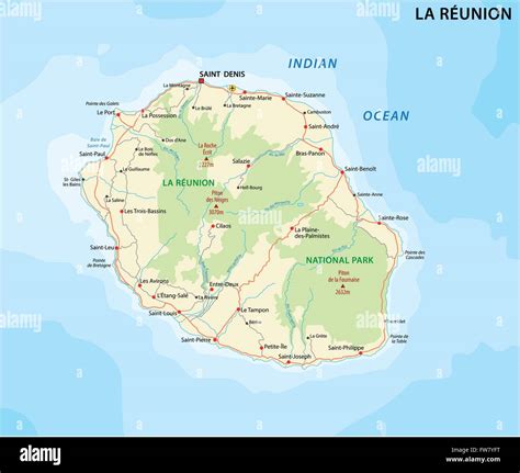 La Reunion Island Map – Verjaardag Vrouw 2020