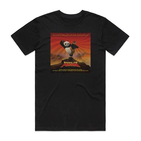 Hans Zimmer Kung Fu Panda Album Cover T-Shirt Black