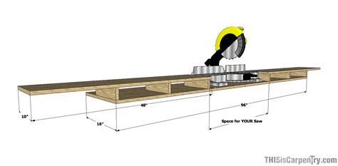 Make a Miter Saw Work Station: Part 1 | THISisCarpentry