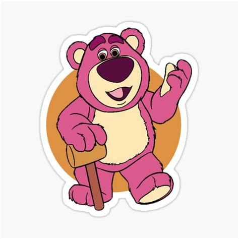 "Lotso bear" Sticker for Sale by nored10 | Redbubble