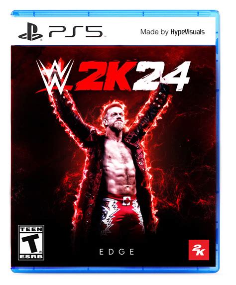 Custom WWE2K24 Boxart ft. Edge by HypeVisuals on DeviantArt