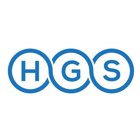 HGS letter logo design on white background. HGS creative initials letter logo concept. HGS ...