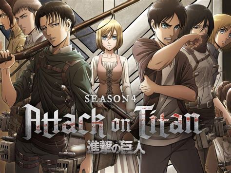 Download "Iconic Characters from Attack on Titan Season 4" Wallpaper | Wallpapers.com