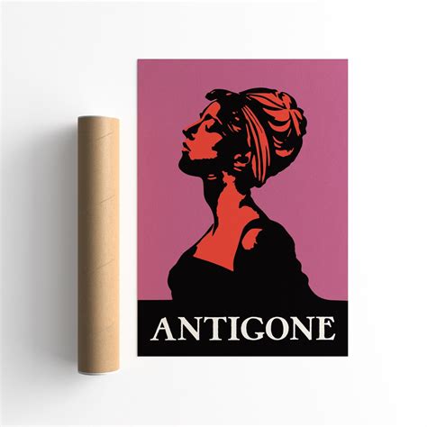 ANTIGONE POSTER Literature Theatre Lovers, Classic Books, Housewarming ...