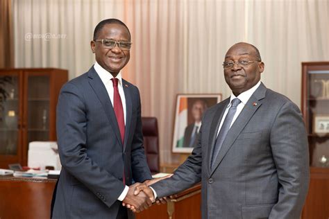 Côte d'Ivoire : le Président du Patronat échange avec le le Vice-Président de la République ...