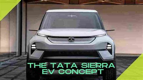 The Tata Sierra EV Concept is the return of a Living Legend