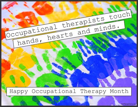 Occupational Therapy Month Poster - Your Therapy Source